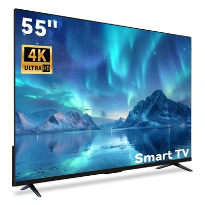 55- pulgada 4k Android Smart TV - Rovesky|Asistente de Google, HDR, WiFi